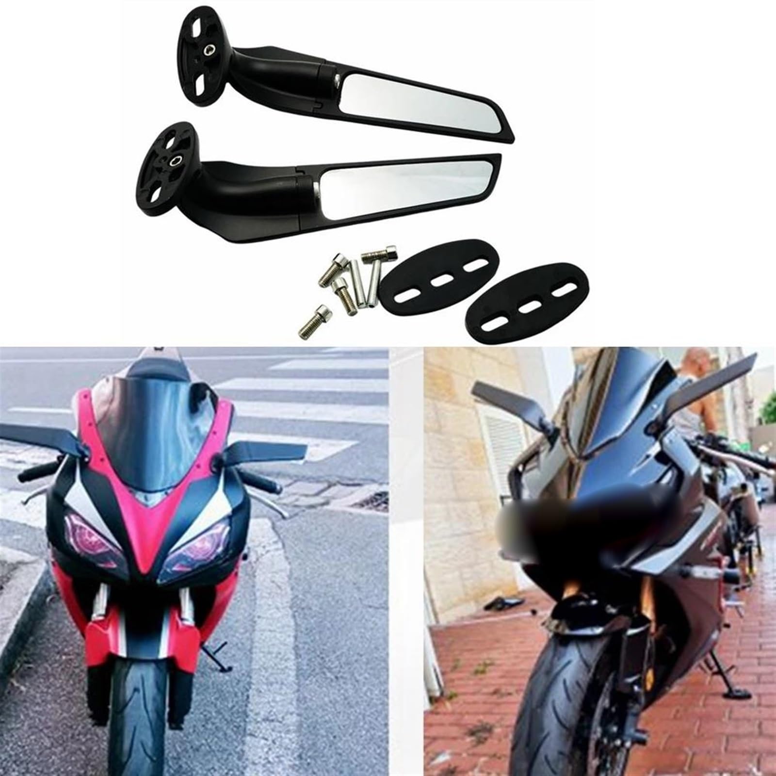 Amazon.co.jp: バイク用バックミラー ZX10R ZX9R ZX7R ZX6R ZX636